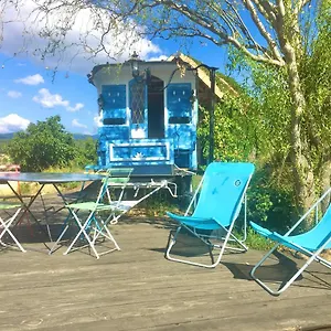 La Roulotte Et La Cabane De La Colline Seive Chalet Boulieu-les-Annonay